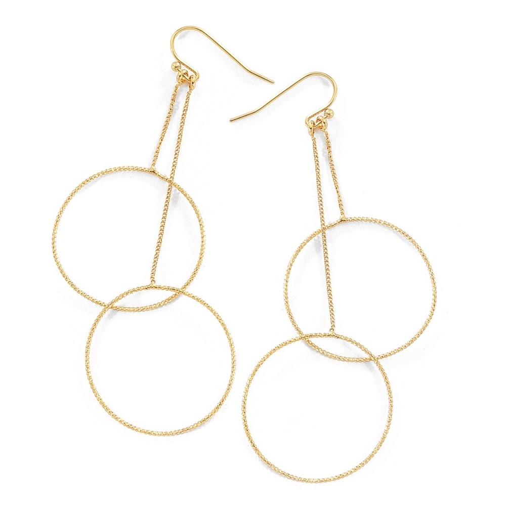 Circle long Earrings